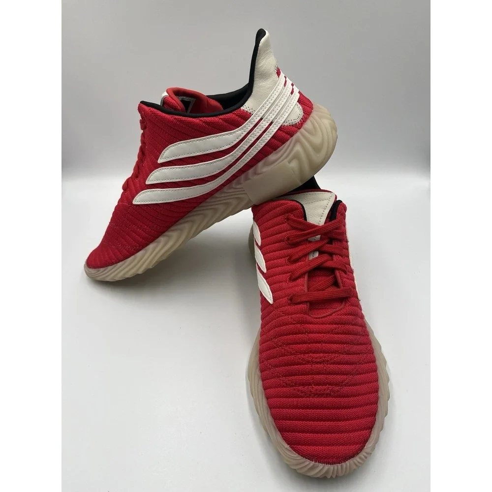 Adidas‎ Sobakov Scarlet Red Gum Mens 11 Terrace Soccer FIFA Blokecore Shoes